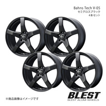 Bahns Tech V-05 アウトランダーPHEV GG2W アルミホイール 4本セット 【18×8.0J 5-114.3 +38 セミグロスブラック】_画像1