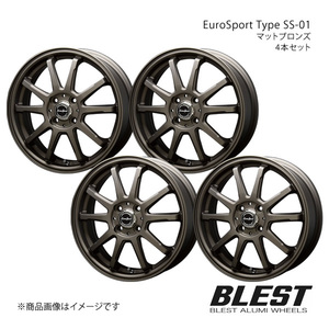 EuroSport Type SS-01 ミラ イース LA300S アルミホイール 4本セット 【16×5.0J 4-100 +45 マットブロンズ】