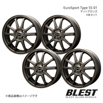 EuroSport Type SS-01 ミラ ココア L600 アルミホイール 4本セット 【16×5.0J 4-100 +45 マットブロンズ】_画像1