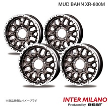 INTER MILANO/インターミラノ MUD BAHN XR-800M ホイール 4本【16×5.5J 5-139.7 INSET20 グロスブロンズリムポリッシュ】_画像1