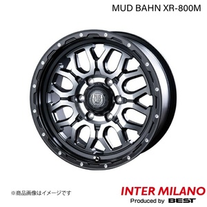 INTER MILANO/インターミラノ MUD BAHN XR-800M ランドクルーザープラド 150系 ホイール 1本【17×7.5J 6-139.7 INSET25 MBK/DP】