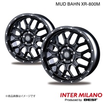 INTER MILANO/インターミラノ MUD BAHN XR-800M スイフトスポーツ ZC系 ホイール 2本【17×7.0J 5-114.3 INSET48 MBK/PP】_画像1