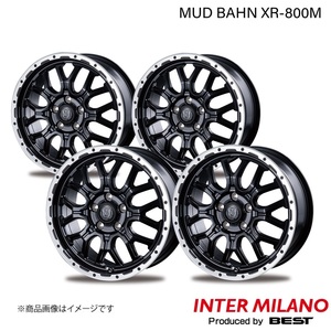 INTER MILANO MUD BAHN XR-800M オデッセイ RC系 純正タイヤ:215/60R17 ホイール 4本【17×7.0J 5-114.3 INSET48 MBK/RP】