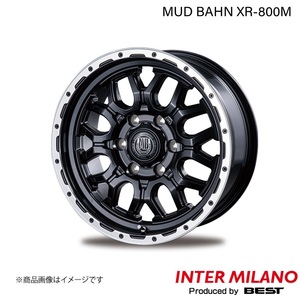 INTER MILANO/インターミラノ MUD BAHN XR-800M ランドクルーザープラド 150系 ホイール 1本【17×7.5J 6-139.7 INSET25 MBK/RP】