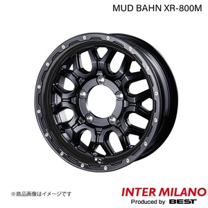 INTER MILANO/インターミラノ MUD BAHN XR-800M ジムニー JB64W ホイール 1本【16×5.5J 5-139.7 INSET20 MBK/PP】