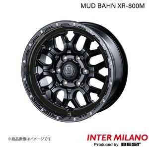 INTER MILANO MUD BAHN XR-800M レジアスエース 200系 純正タイヤ:185/75R15 LT ホイール 1本【15×6.0J 6-139.7 INSET33 MBK/PP】