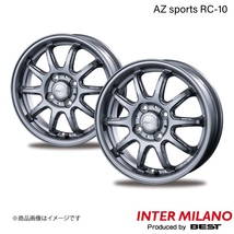 INTER MILANO/インターミラノ AZ sports RC-10 ノート E13 純正タイヤ:185/60R16 ホイール 2本【16×6.0J 4-100 INSET50 ダークシルバー】_画像1