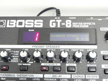 AZ679/動作品 ボス GT-8 Guitar Effects Processor/純正 アダプター 付/マルチエフェクター エフェクター BOSS 保管品_画像2