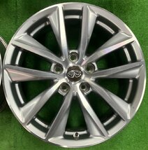 ◇純正戻しに!日産/ニッサン インフィニティ V37 スカイライン純正 17×7.5J +45 5H/114.3 平座 TPMS付 札幌市南区発 店頭引取大歓迎!◇_画像4