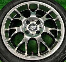 ◇ホイールのみ 深リム♪腐食有格安で!RAYS SEBRING ITC-SPORT MESH 15×6.5J 100/4H +38 ポルテ/bB等!札幌市南区発 店頭引取大歓迎 ◇_画像4