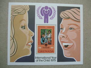 グレナダ　１９７９年　国際児童年　小型S/S　１種完　未使用