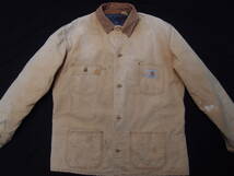 ◆古着卸USA■carhartt☆カバーオール☆ジャケット★★★　ブラウンダック　カーハート　ブランケット　　アメリカ直輸入_画像2