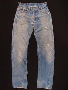 ◆古着卸USA■赤耳☆リーバイス501★★★w28　Levi's トップボタン裏555　　オリジナル　ビンテージ　 アメリカ直輸入　ヒゲ