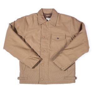 JUNGLE CROSS 11.5oz　A-2 Deck Jacket ミリタリージャケット メンズ N-1 デッキジャケット ボア 裏起毛 ウール混Ｓ～ＸＸＬ　カーキ