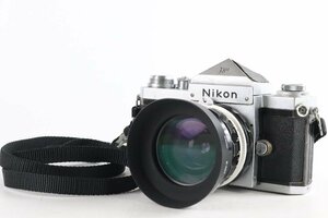 Nikon ニコン F アイレベルファインダー 一眼レフフィルムカメラ Nikko-H ニッコール Auto 28mm 3.5 レンズ【ジャンク品】★F