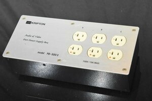 KRIPTON/クリプトン 6口電源タップ/オーディオ用 電源ボックス PB-500II