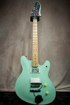 ♪Squier by Fender Starcaster スクワイアー スターキャスター 改造品 エレキギター ☆D 1130_画像1