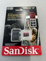 【未使用】512GB SanDisk Extreme Pro microSDXC サンディスクエクストリームプロ_画像1