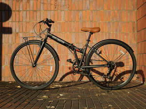 27インチ 折りたたみ自転車 DE601 DEEPER クロスバイク シティサイクル 美品 予備タイヤ付き 東京都 直接受け渡し限定
