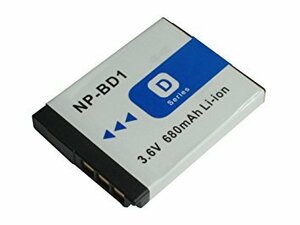 送料無料 SONY ソニー NP-BD1 NP-FD1 互換バッテリー 電池 680mAh DSC-T2/ DSC-G3 互換品