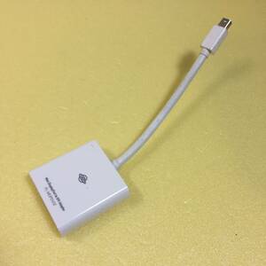 □PLANEX ミニデイスプレイポート DVI端子変換アダプター Mini Displayport DVI端子変換アダプタ (MacBook Pro MacBook Air) PL-MDPDV02