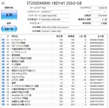 □9時間 Seagate Barracuda ST250DM000 3.5インチHDD『正常判定』250GB_画像5