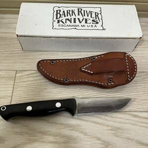 バークリバー ガニー ブラック A2 キャンバス マイカルタ BARK RIVER GUNNY A2 Black canvas micarta 中古の画像4