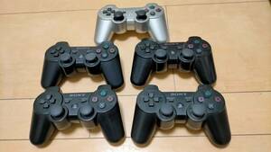 PS3 純正 ワイヤレスコントローラー 5個セット ジャンク☆