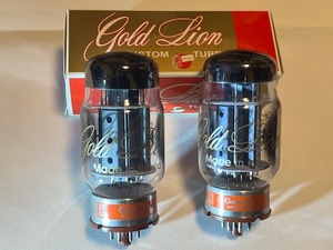 GOLD LION ゴールドライオン KT88 真空管 2本セット 箱付き 中古現状品