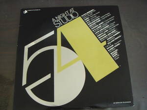 US盤　2LP　V・A/A　NIGHT　AT　STUDIO　54　70'sDISCO　CHIC　MICHAEL　ZAGER　BAND　G.Q.　CHERYL　LYNN　DAN　HARTMAN　INSTANT　FUNK　