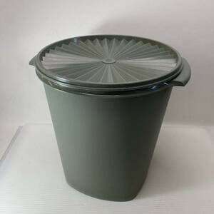 Tupperware タッパーウェア マキシデコレーター ダークグレー 樹脂製 プラ ゴミ箱 保存容器