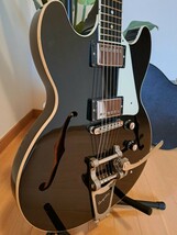 Gibson セミアコ　ネック補修あり　USA 希少　ハードケース _画像3