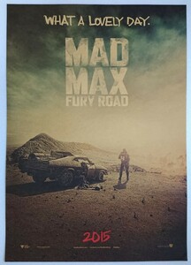 Mad Max マッドマックス ポスター ②