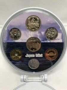 南極地域観測50周年記念　ニッケル黄銅貨幣入りセット　額面1,166円　YS-EGNM