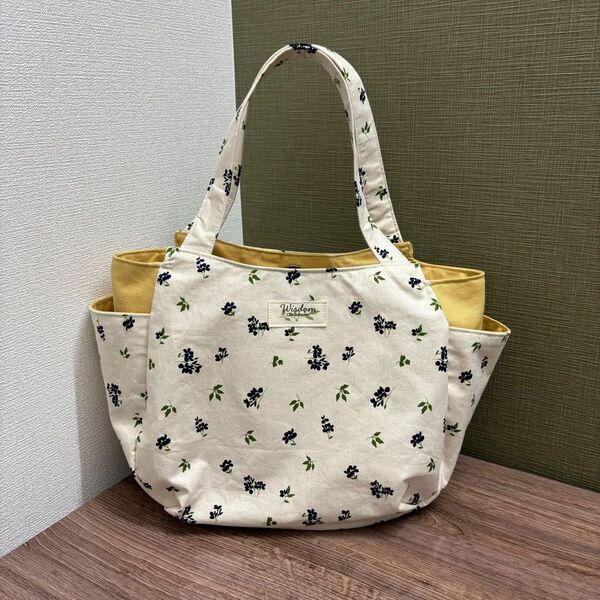 ハンドメイドチューリップバッグ トートバッグ ハンドバッグ