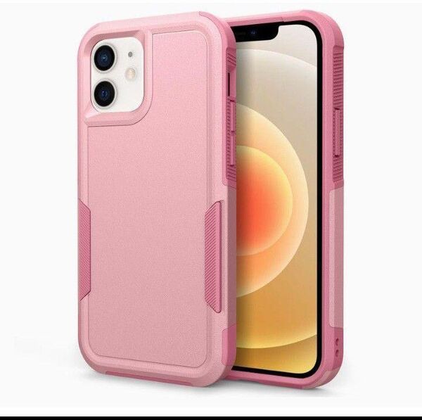 【新品、未使用】iPhone12 iPhone12pro ケース シリコンケース ピンクTPU iphone カーバー