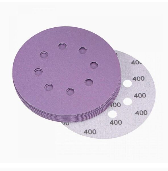 【新品、未使用】サンディングディスク サンドペーパー 400グリット 10個 サンディングペーパー ヤスリ サンドペーパー