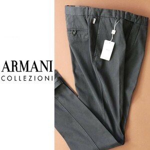 dp124●ARMANI COLLEZIONI●アルマーニ●柔らか風合い生地●デザインパンツ●スラックス●48