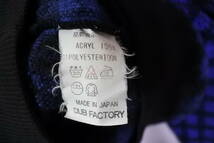 DUB FACTORY Fleece Jacket size L-XL ダブファクトリー フリース スタジャン チェック柄 日本製_画像10