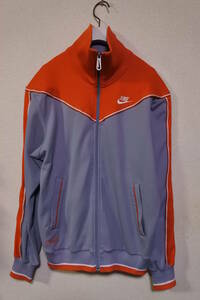 00's NIKE WAFFLE Track Jacket size L Nike jersey orange × gray × white 