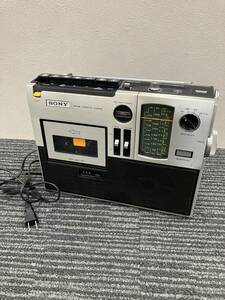 【M】SONY CF-1760 カセットレコーダー ラジカセ ラジオカセット 通電OK レトロ 