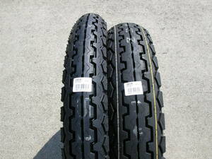 ◎【AZ】ダンロップ TT100 3.60-19 TL & TT100 4.10-18 TL タイヤ前後セット　ホークⅡCB400T