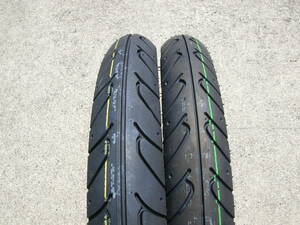 ◎【AZ】 DUNLOP 新品 K888 2.75-17 4PR WT & 3.00-17 4PR WT チューブタイプ 前後セット ダンロップ NS50F