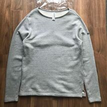 LOOPWHEELER×BEAMS PLUS / 別注 BOAT NECK ボートネック　スウェット　トレーナー　L灰_画像3