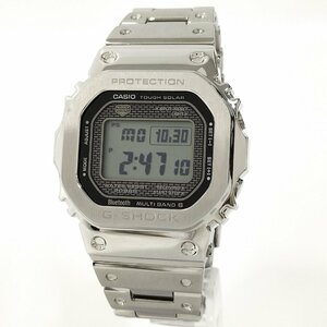 ●CASIO カシオ G-SHOCK GMW-B5000 SS メンズ腕時計 電波ソーラー デジタル Gショック 中古[ne]u470