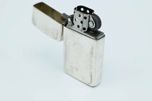 M11 Zippo ジッポー スターリング スリム オイルライター シルバー_画像7