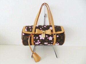 S11 LOUIS VUITTON ルイヴィトン モノグラム チェリーブロッサム パピヨンGM ハンドバッグ M92009