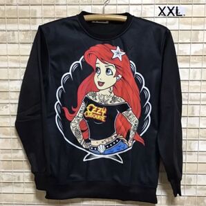 新品 リトルマーメイド アリエル パロディ スウェット 2XLサイズ トレーナー