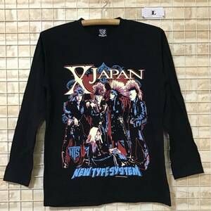 新品　X JAPAN ロングTシャツ　5人　エックス ジャパン　Lサイズ　長袖