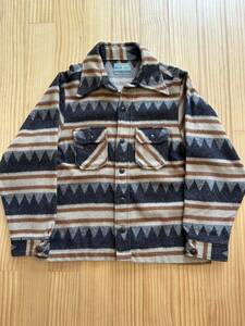 60s70s ビンテージネイティブジャケットMAINEGUIDEnative patternJACKET